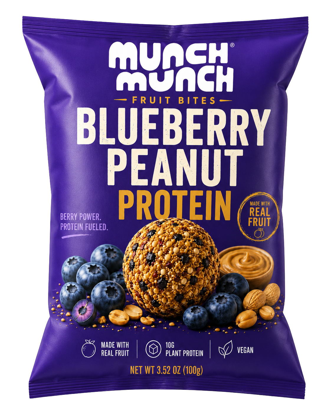 Blueberry Peanut Protein pouch